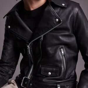 ALLSAINTS Leather Jacket - Small
